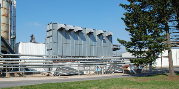 Industrierestholz Späne-Container